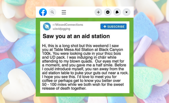 Saw you at an aid station