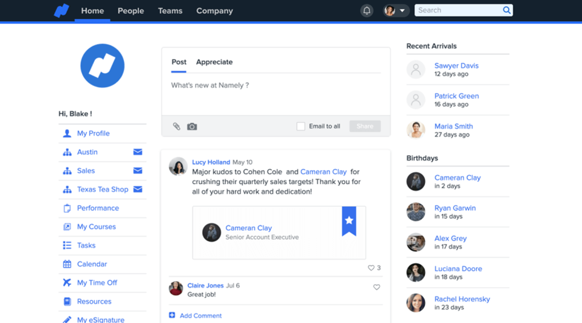 platform overview talent