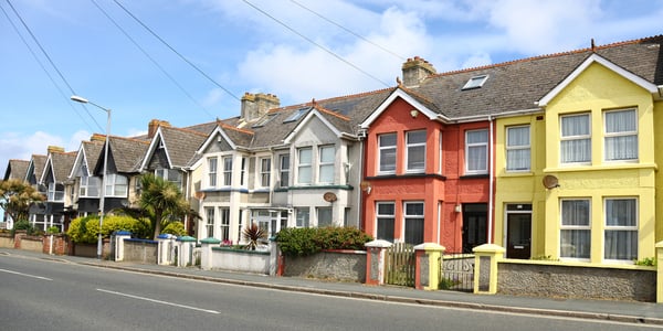 english street terraced house purchased with bridging loan