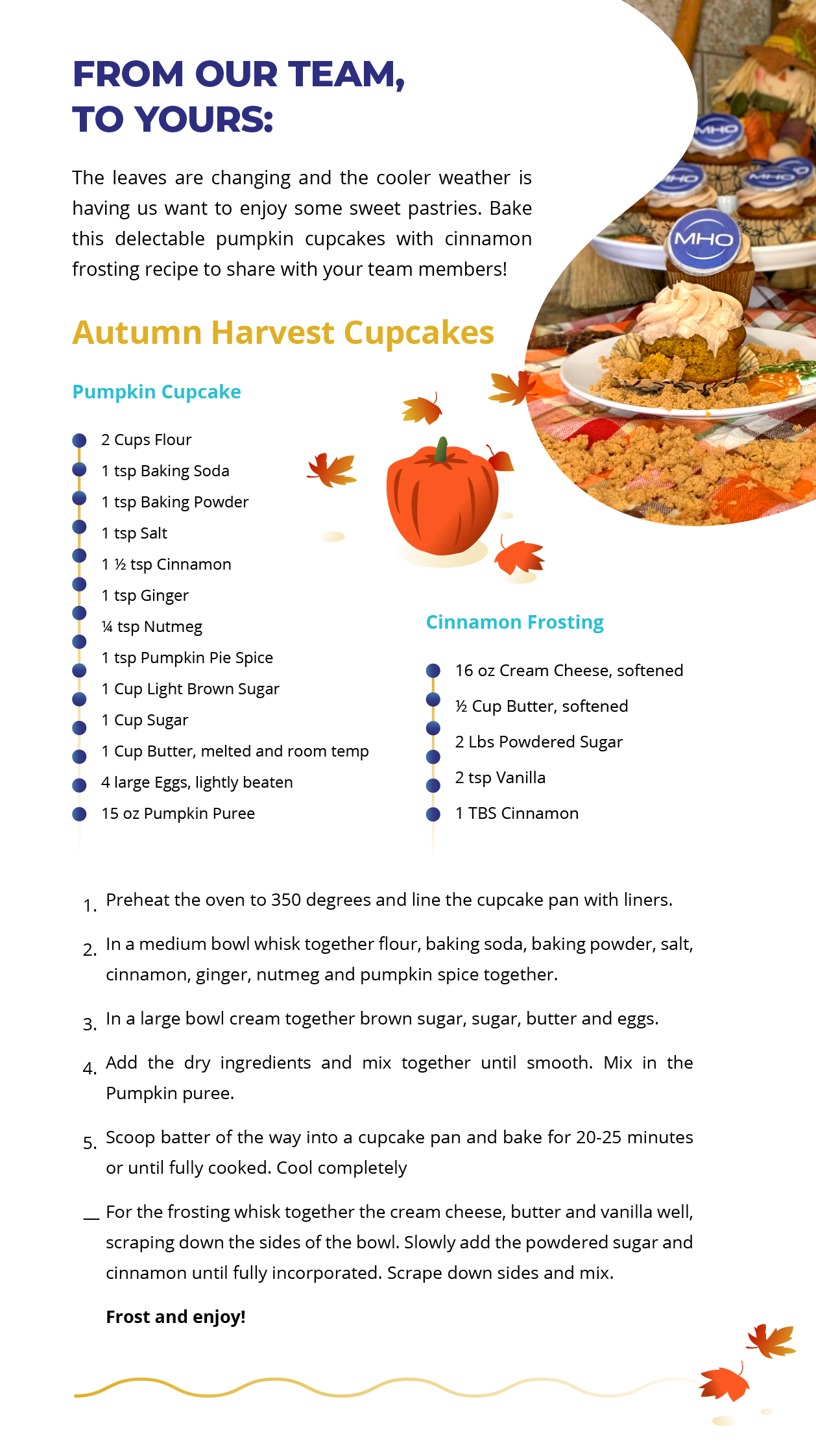 MHO Autumn Cupcakes