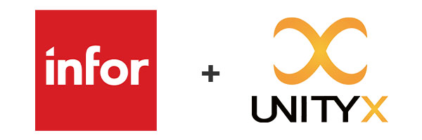 Infor and UnityX Logos