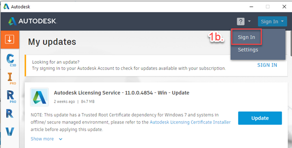 Signing into the Autodesk Desktop App - Autodesk Software Products