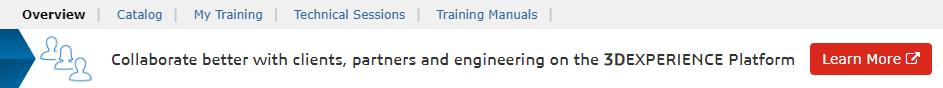 3DEXPERIENCE platform training navigational bar