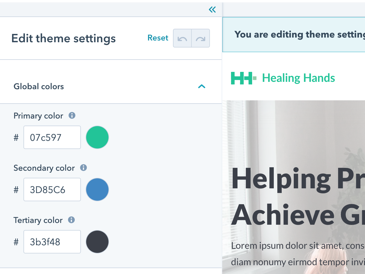 Powerful Theme Settings