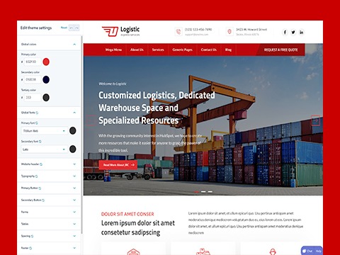 Powerful Theme Settings
