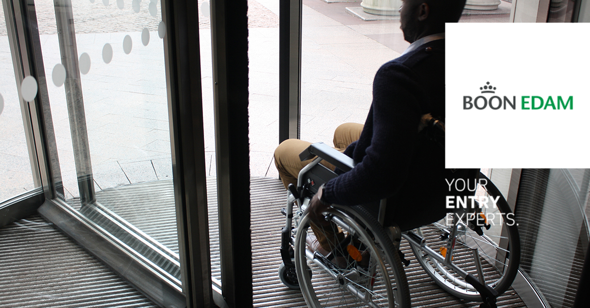 Wanneer is een draaideur toegankelijk voor mensen met een beperking? | Boon Edam
