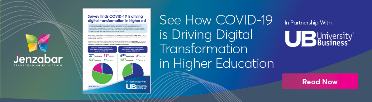Survey: COVID-19 is Driving Digital Transformation in Higher Ed