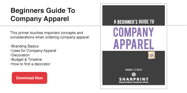 Download guide to learn the basics of ordering custom company apparel.