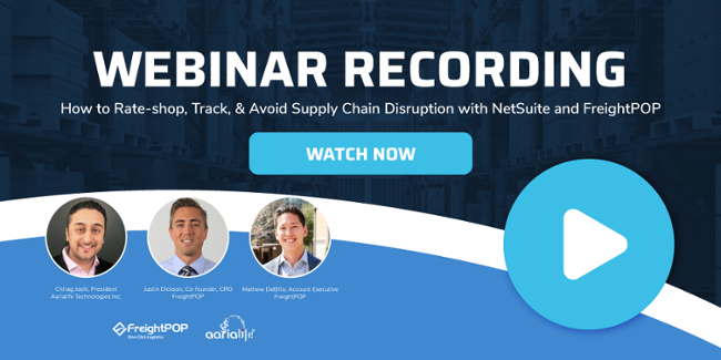 netsuite integration transportation management