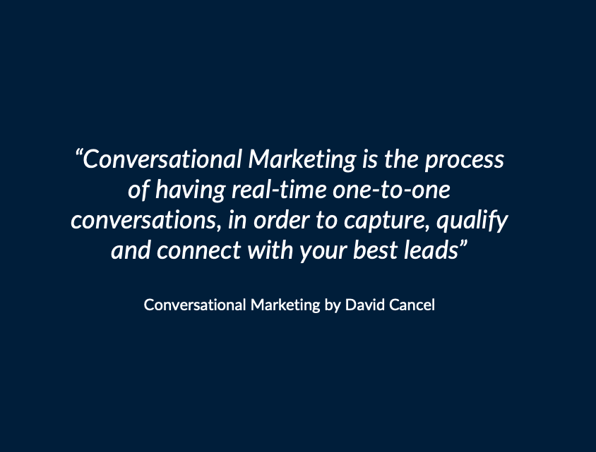 Definition of Conversation Marketing