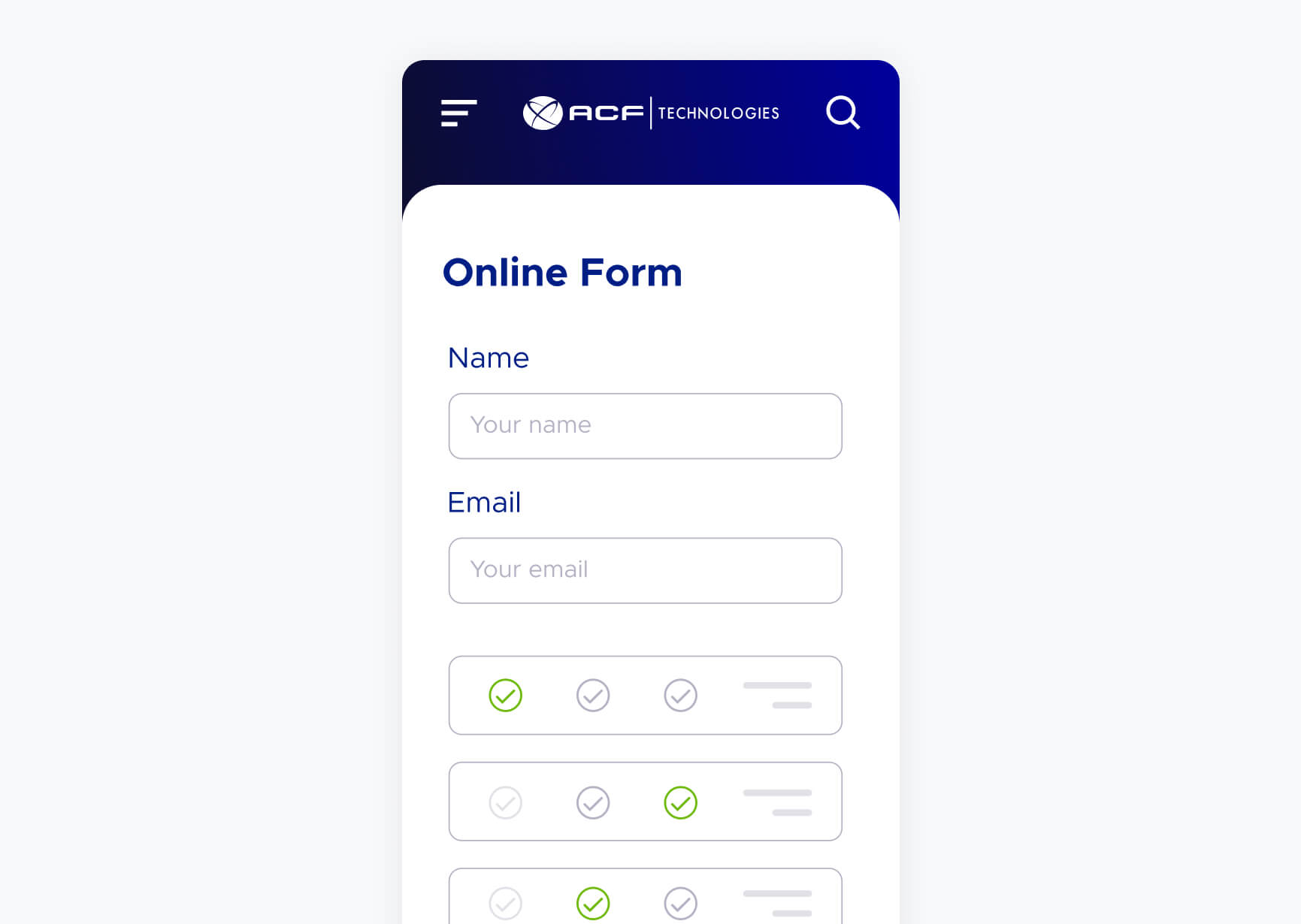 online forms #1