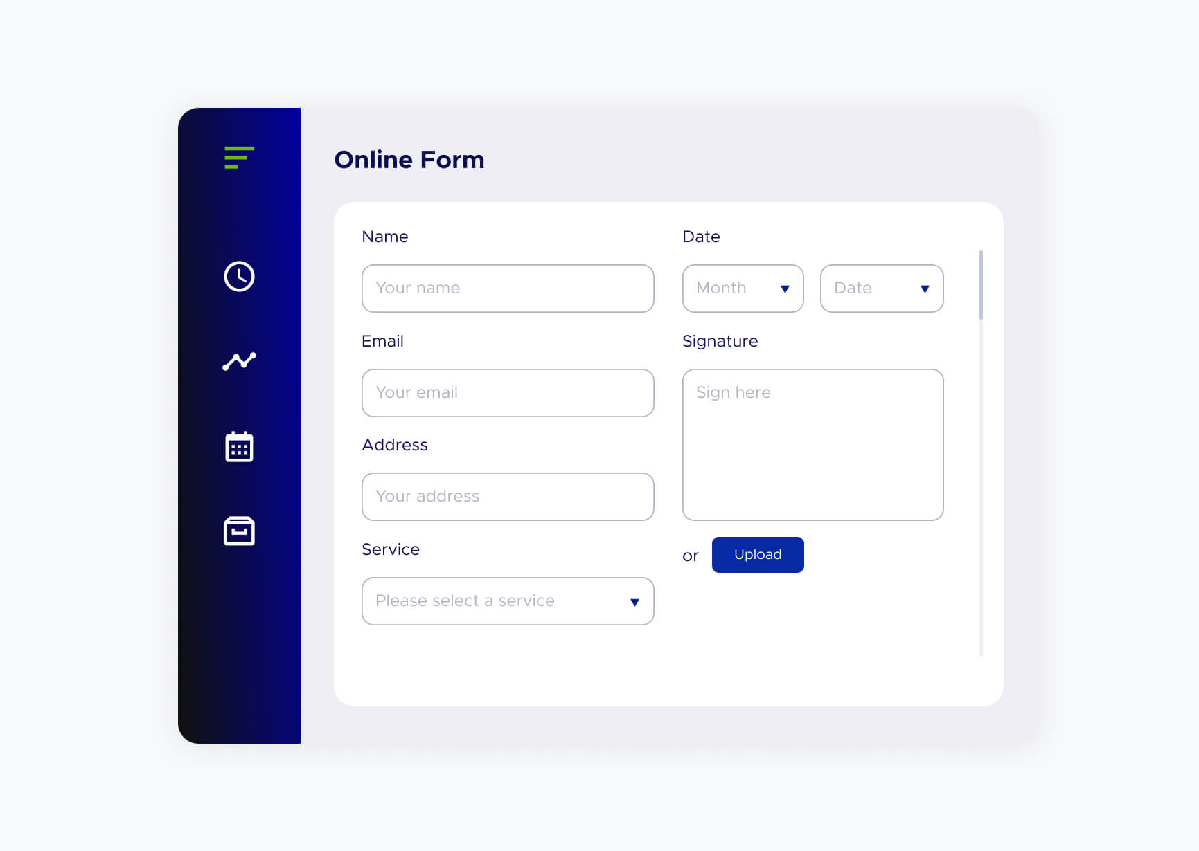 online forms #2-1