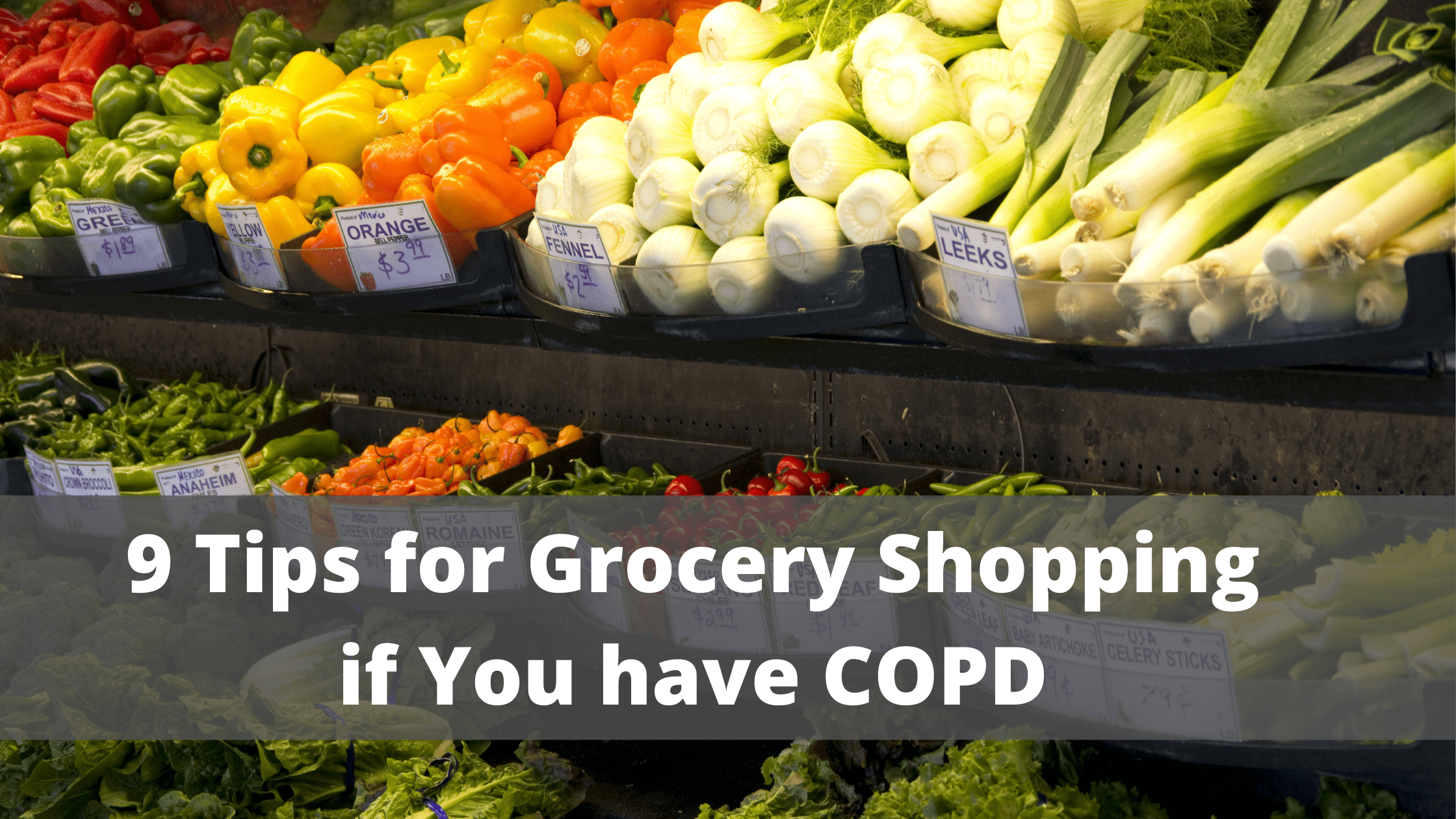 9 Tips for Grocery Shopping if You have COPD