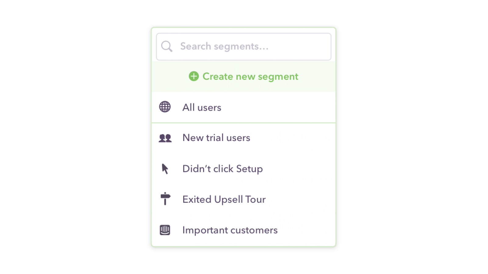 Target in-product experiences based on contact activity