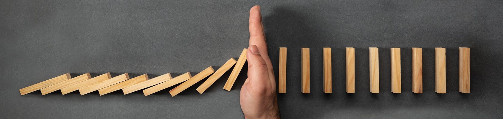 business continuity planning domino effect image