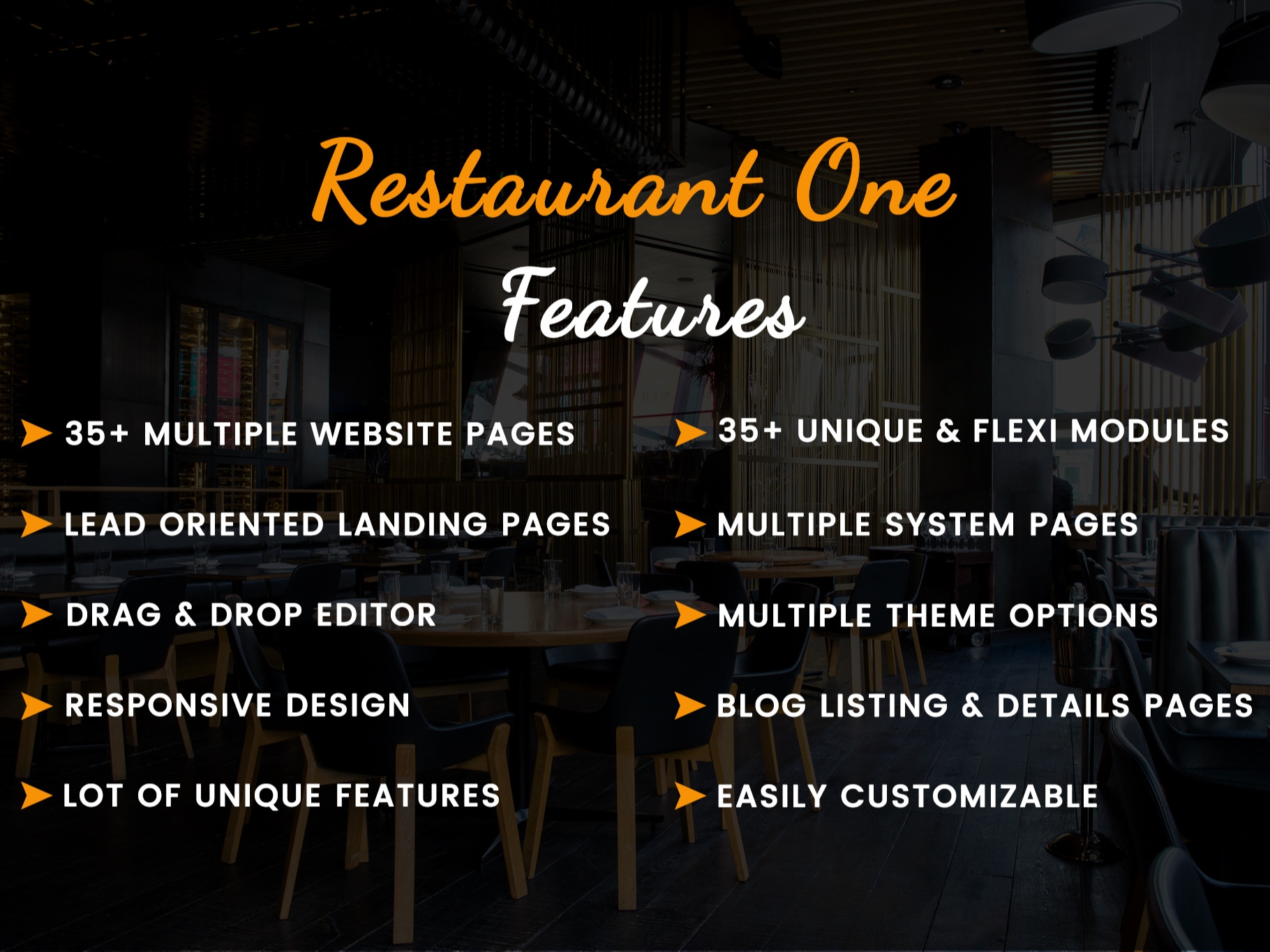 Restaurant - Features