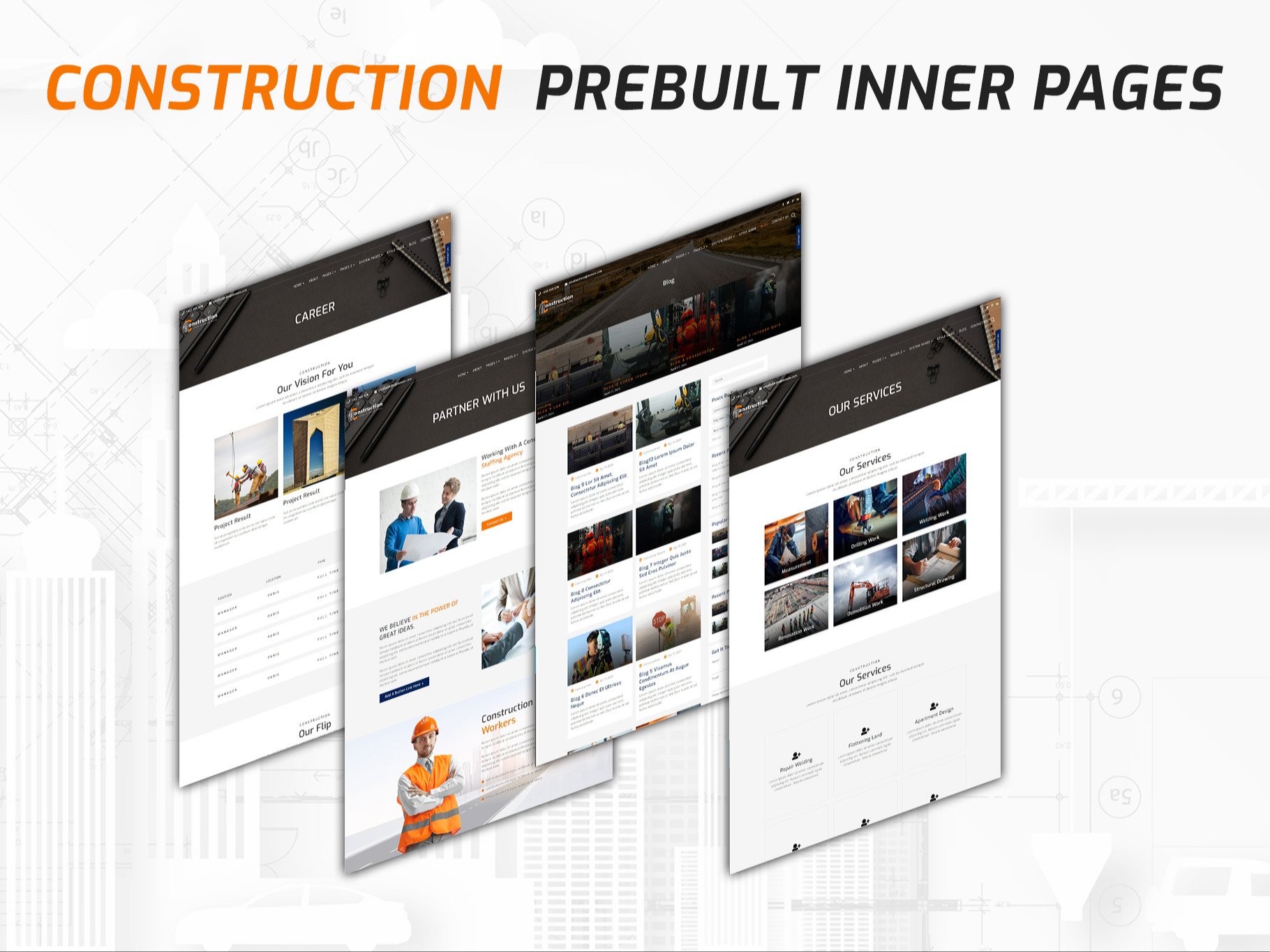 Construction - Inner Pages