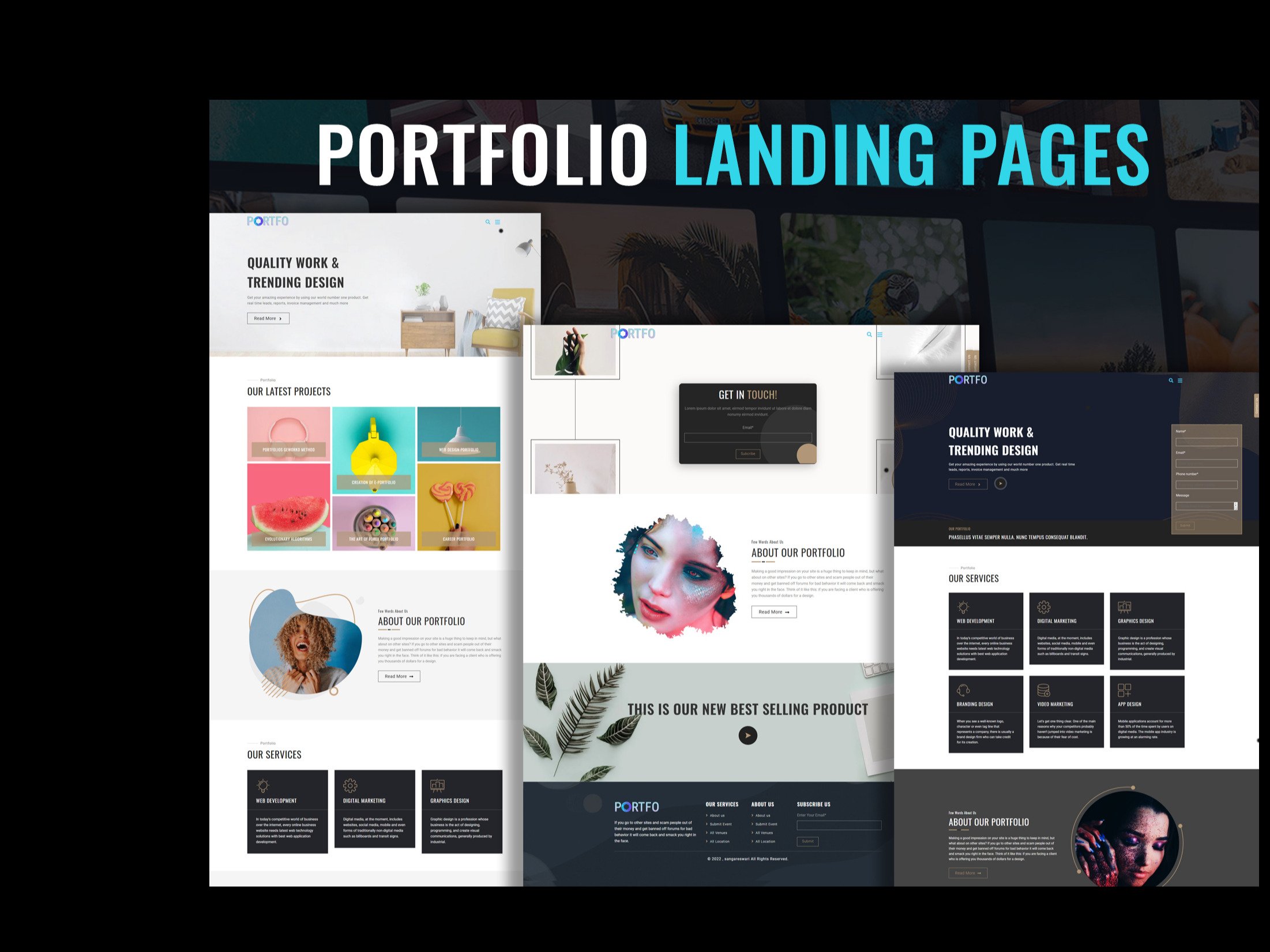 Portfolio Theme by Pennyblack Templates