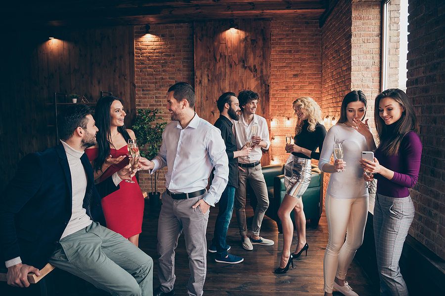 Crowd-Of-Working-People holiday party