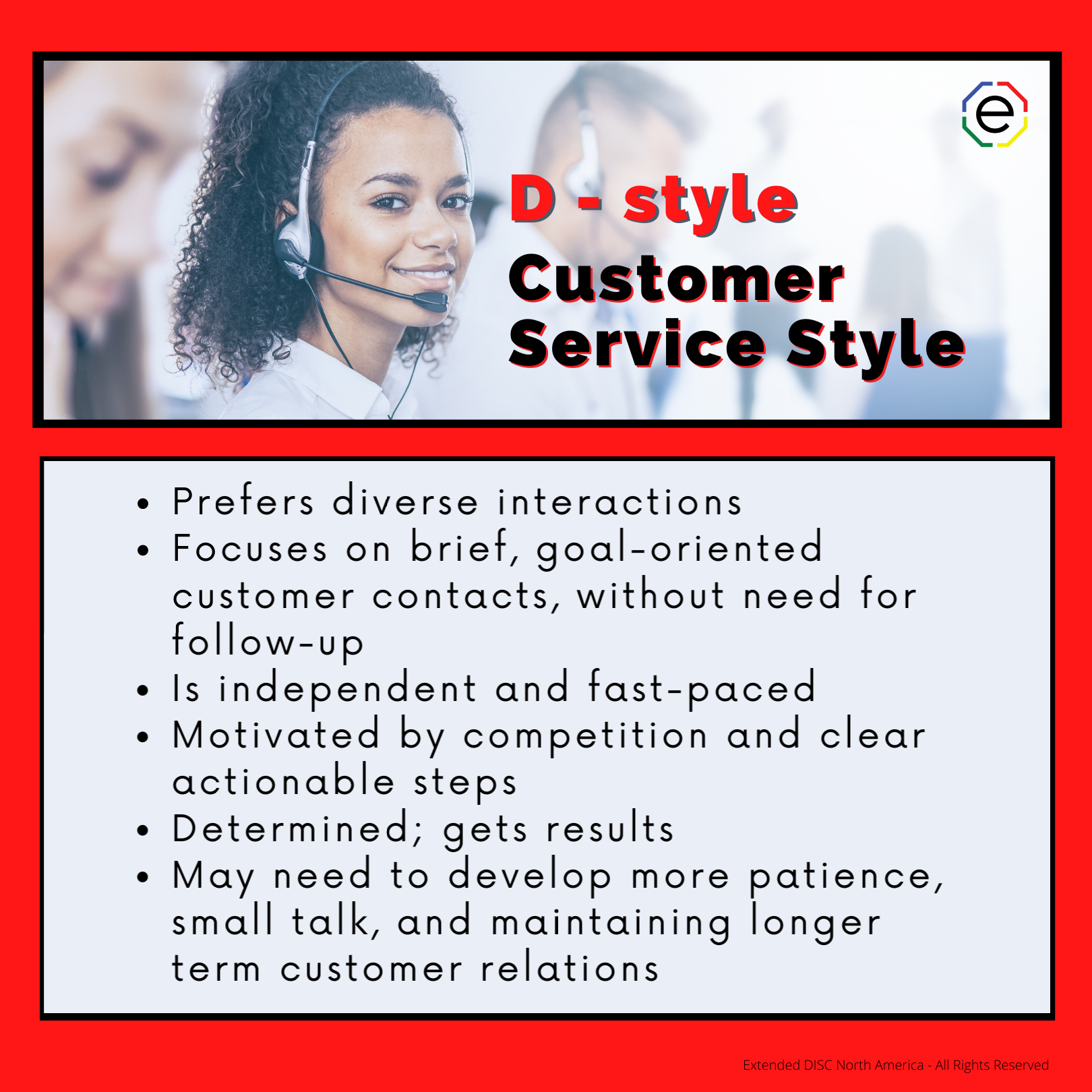 D-style Customer Service Styles