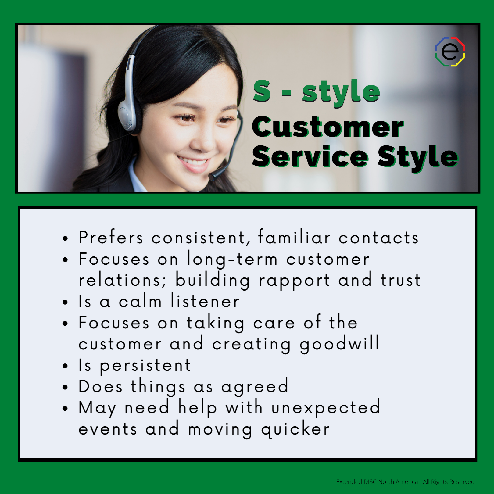 S-style Customer Service Styles