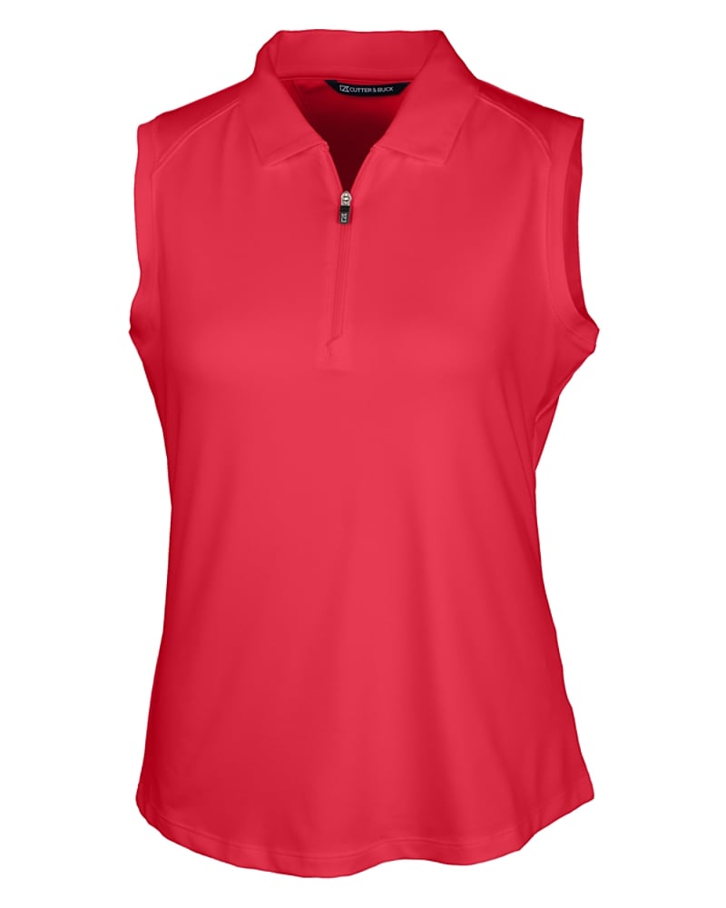 Cutter & Buck Forge Stretch Womens Sleeveless Polo in Cardinal Red