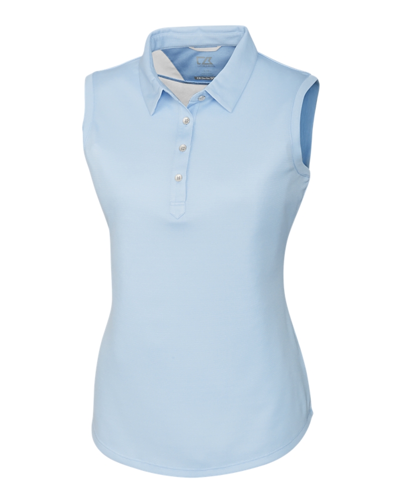 Cutter Buck Ladies Clare Polo in Light Blue