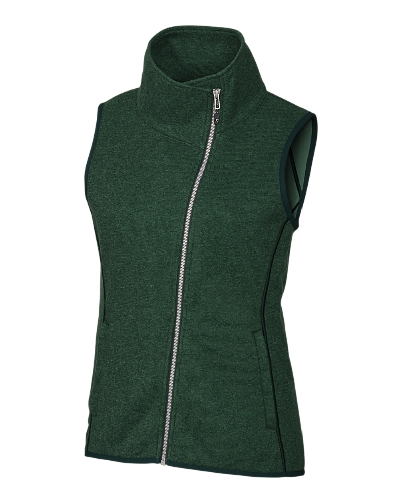 mainsail sweater-knit womens full zip vest