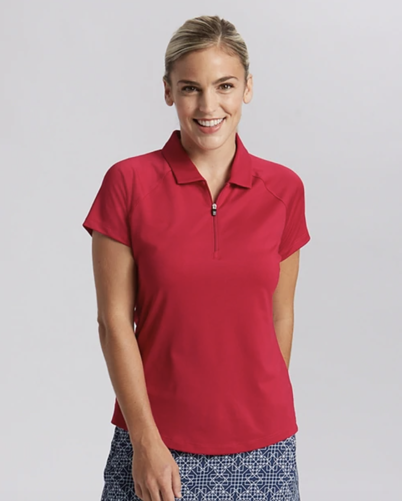 Cutter and Buck Ladies' Forge Polo in Cardnial Red