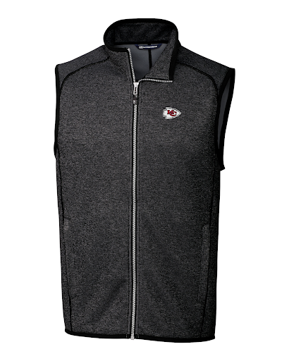 Cutter and Buck Mens Kansas City Chiefs Mainsail Vest