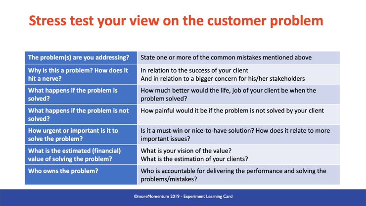 worksheet Service Innovation Experiment