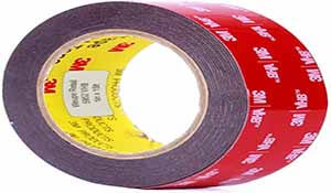 TapeCase 0.125 in Width X 5 Yd Length Converted from 3M VHB Tape 4929 1 Roll 