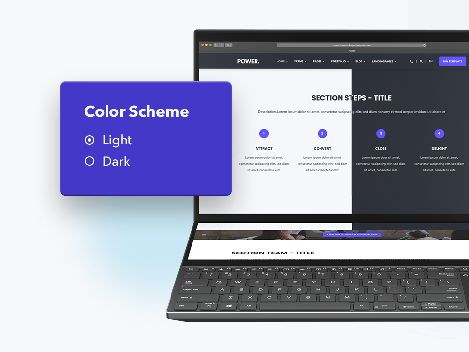 Dark/Light Color Scheme