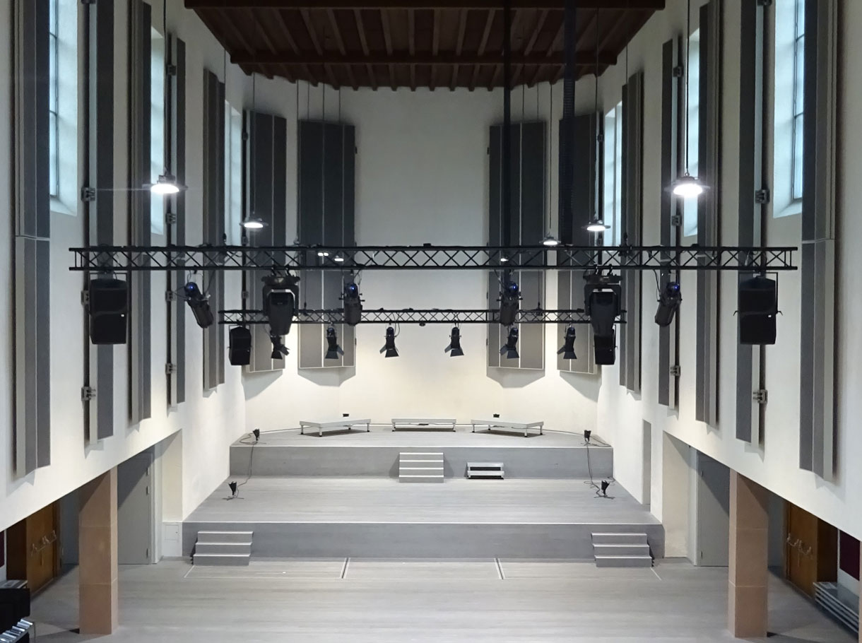 Contrôle de l'éclairage et de l'audio pour le Centre culturel Don Bosco, Bâle