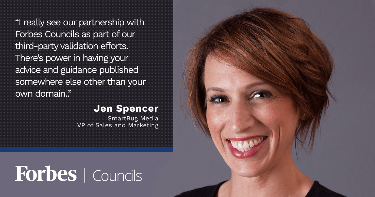 Forbes Business Development Council member Jen Spencer