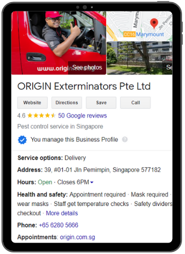 Google My Business Page