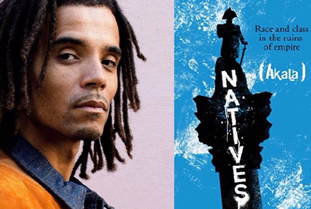 Author Akala and his novel 'Natives'. 