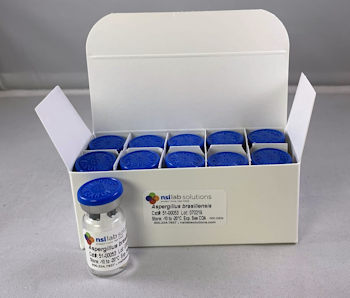 Aspergillus brasiliensis testing matrix standards