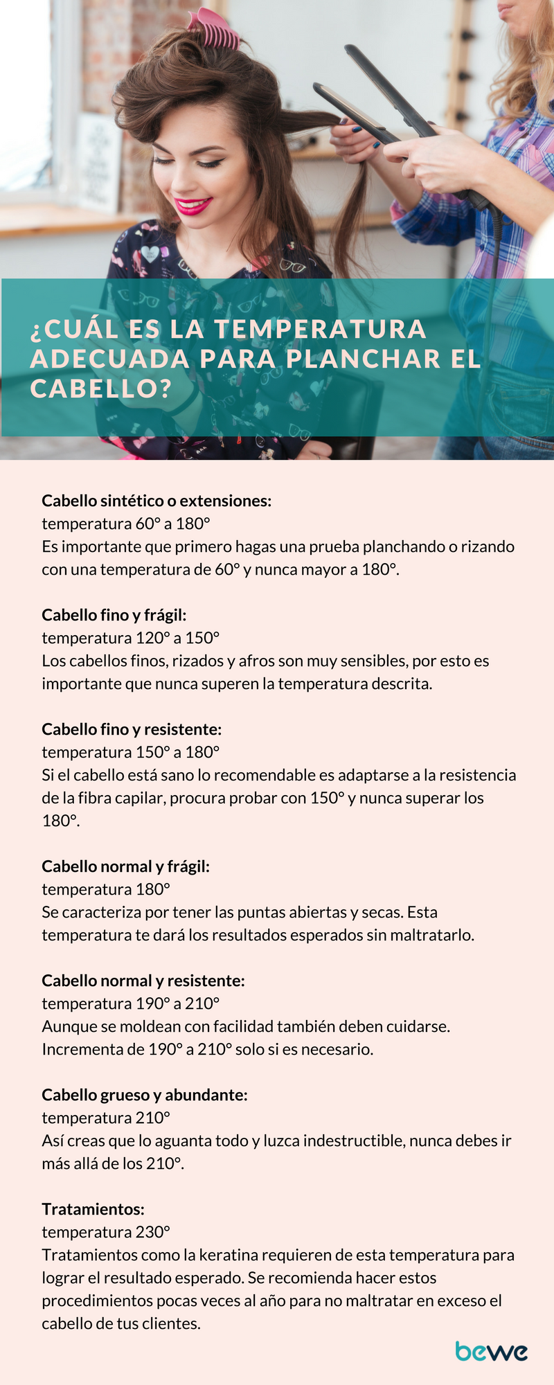 A que temperatura debe estar outlet la plancha para la keratina