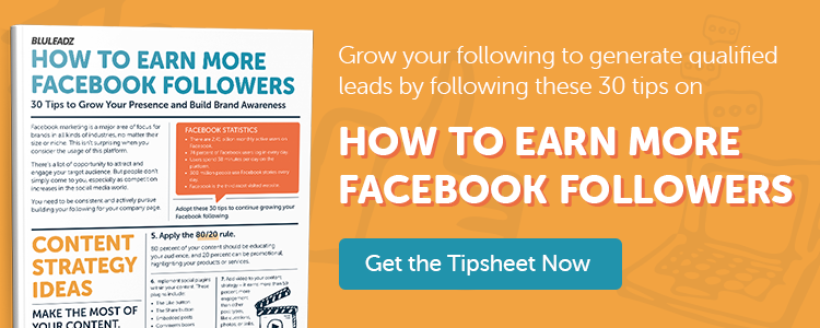 click here to download the How to Earn More Facebook Followers Tipsheet