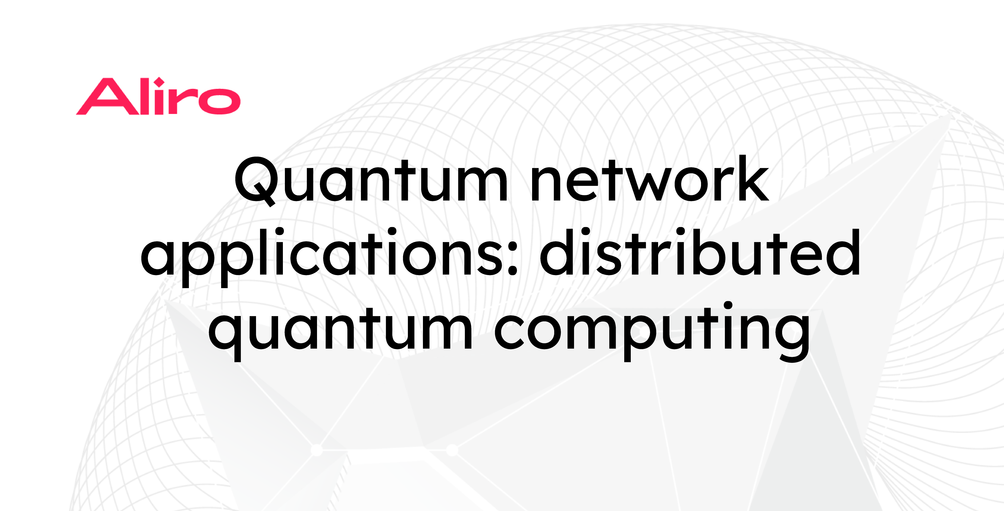 Quantum Network Applications Distributed Quantum Computing