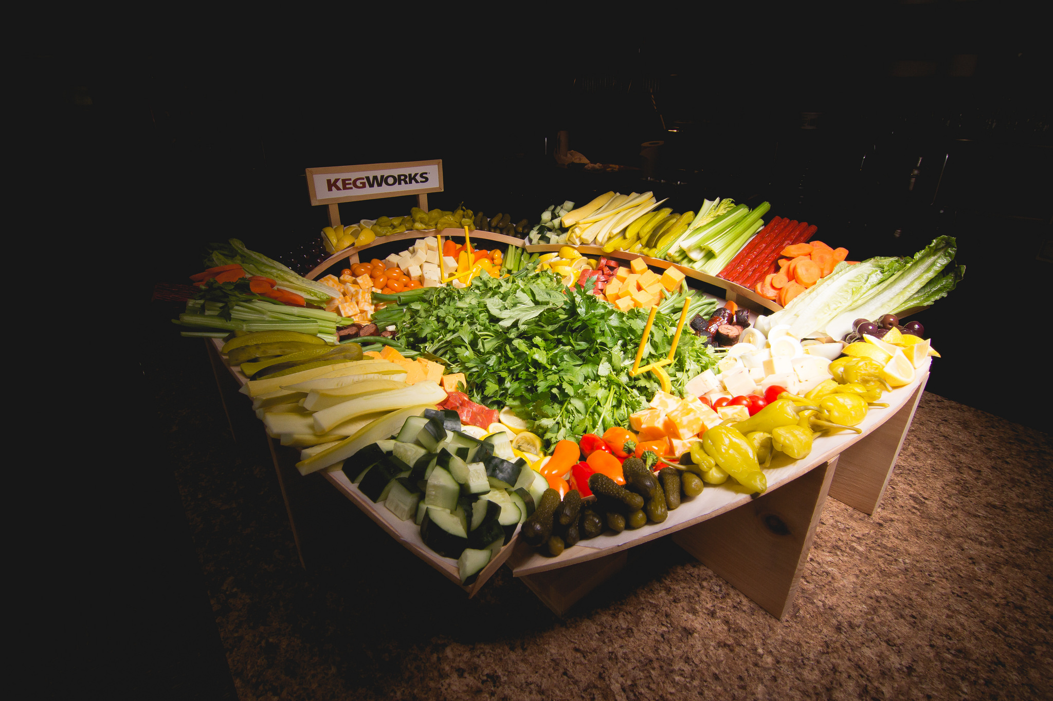 Your Football Party Needs a Bloody Mary Snack Stadium