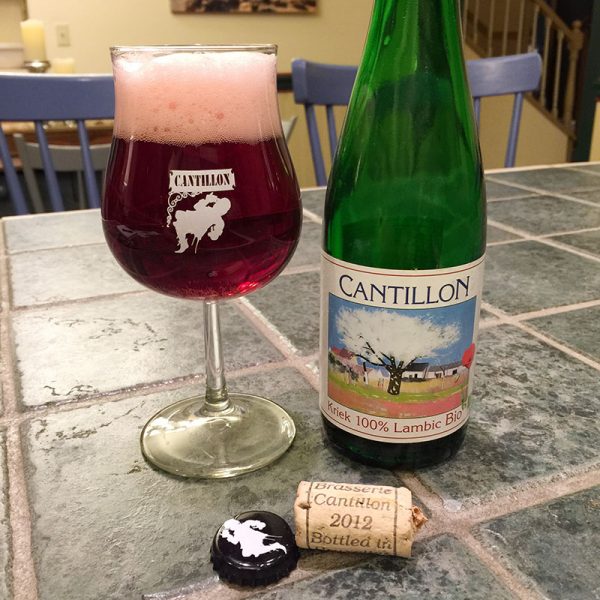 Cantillon 2012 in a glass