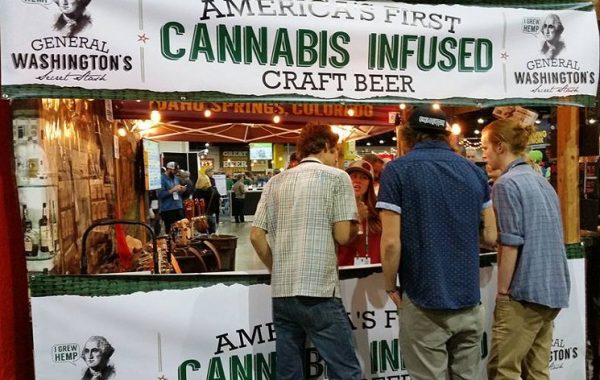 Dads and Dudes Breweria debuting the first CBD beer at the Great American Beer Festival in 2015.
