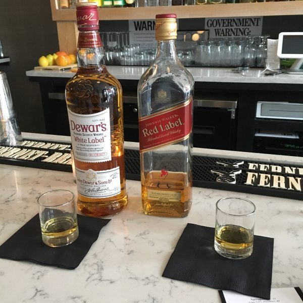 Dewar’s White Label and Johnnie Walker Red Label