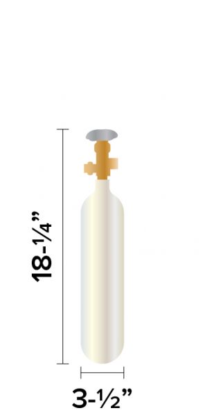 2.5 lb CO2 Tank