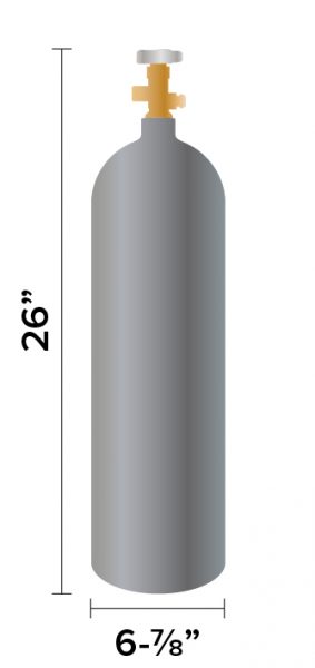 15 lb CO2 Tank