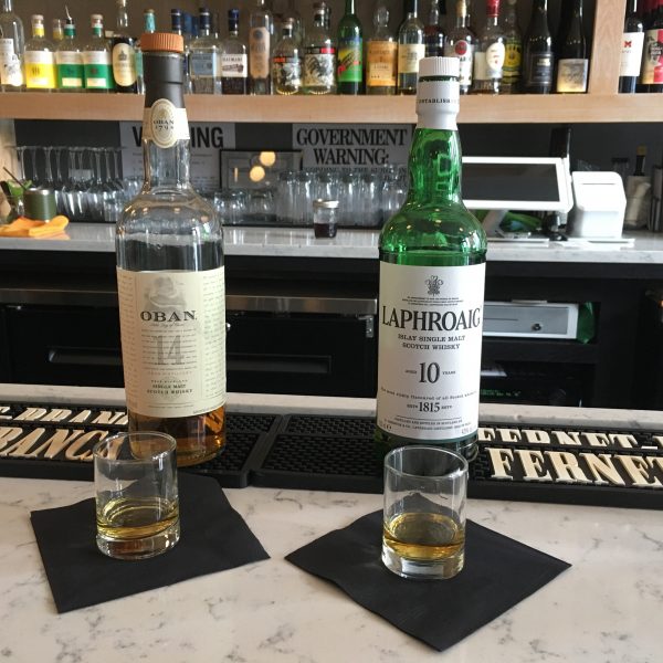Oban 14 and Laphroaig 10