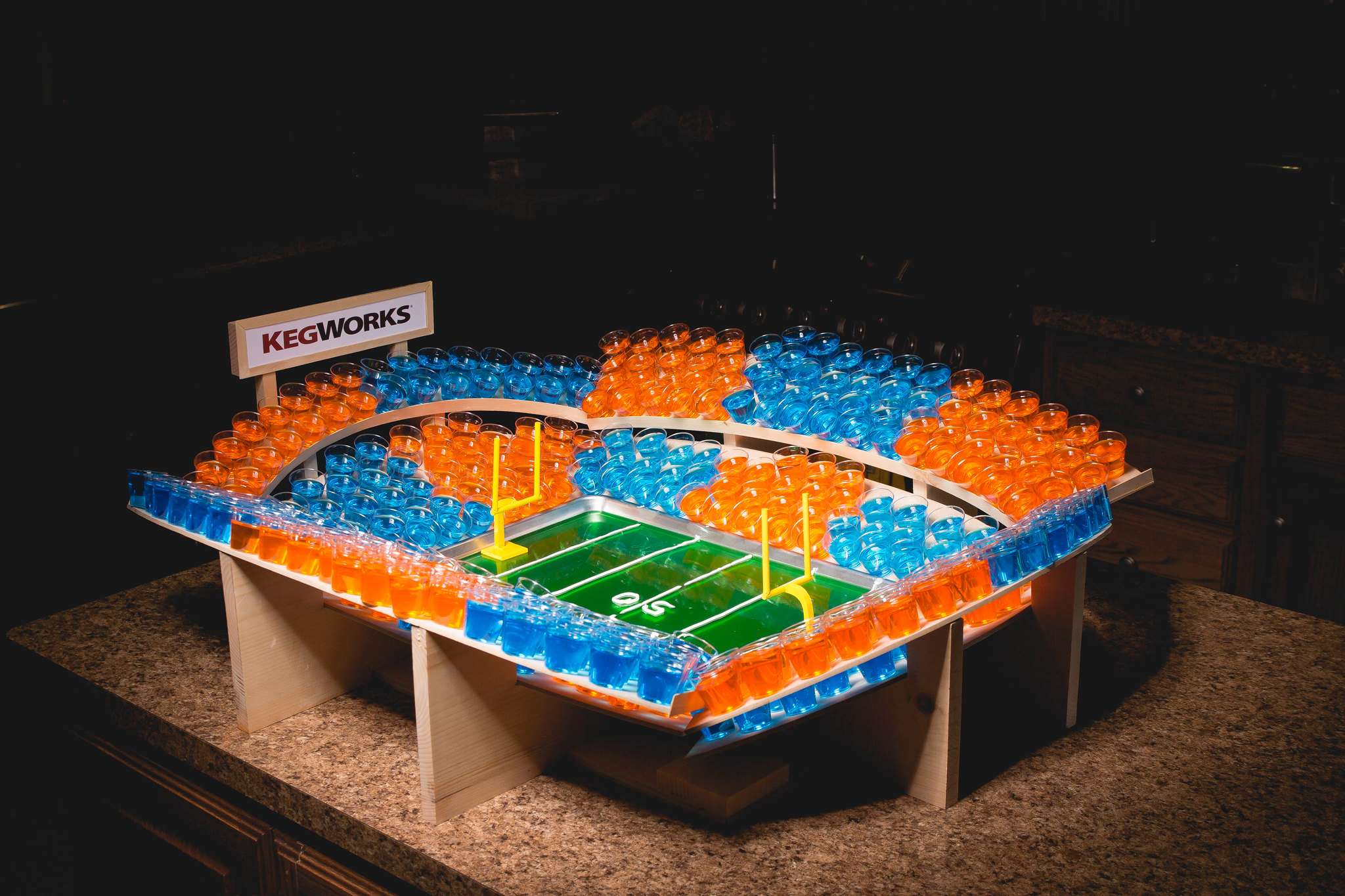How To Make A Jello Shot Football Stadium