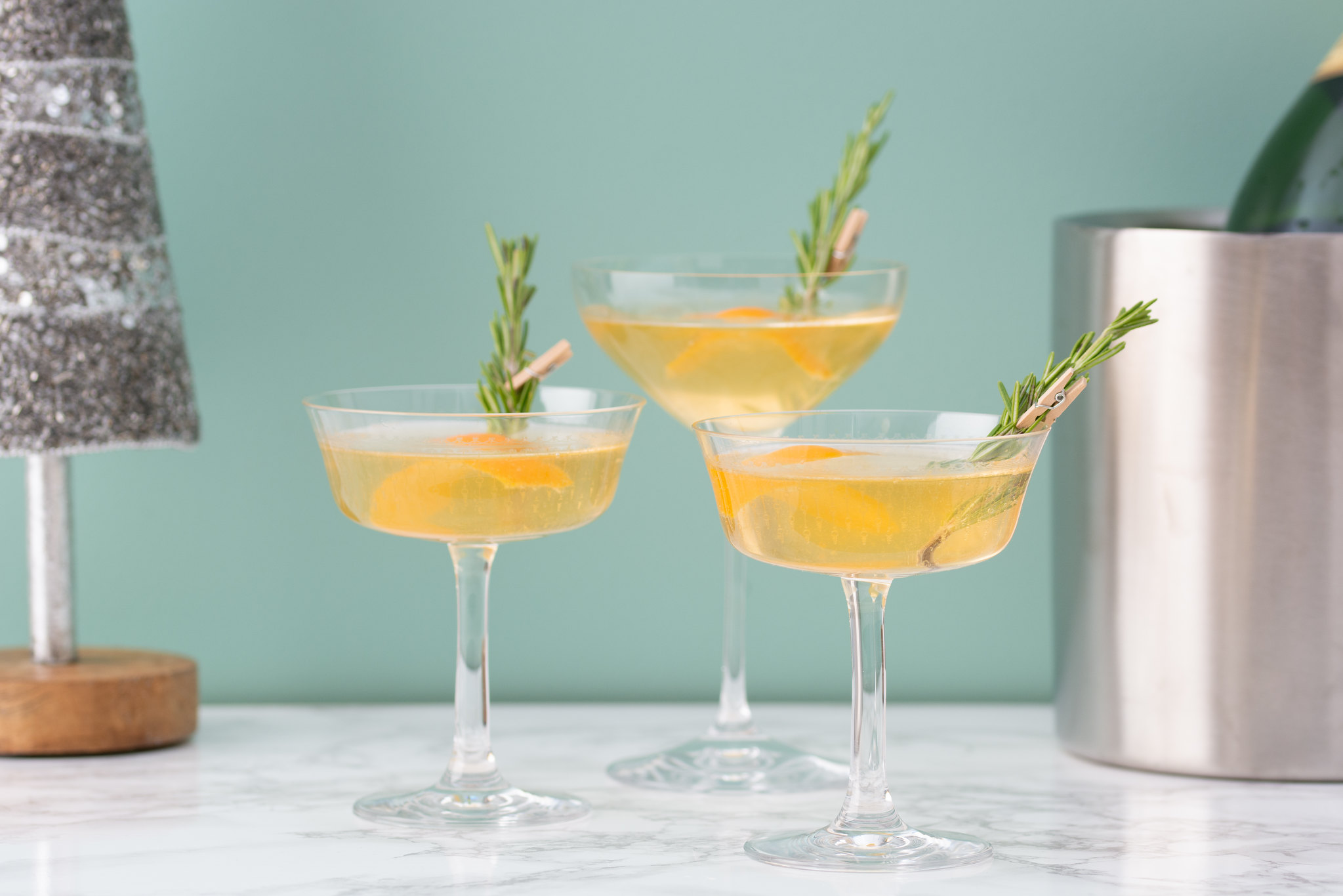 Winter Champagne Cocktail Recipe